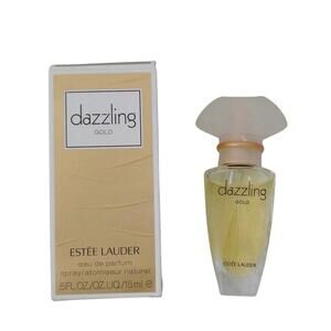 Estee Lauder Dazzling Gold Eau De Parfum Spray Fragrance Perfume O.5 oz. NEW